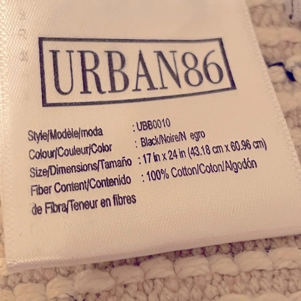 Supe Soft Cotton Bath Mar Urbun86 17in X 24”
